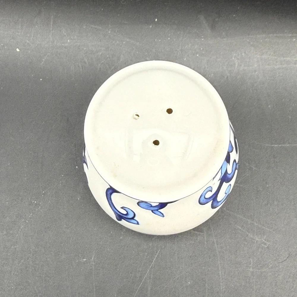Ralph Lauren Mandarin Blue Pepper Shaker Floral Chinoiserie Traditional Classic